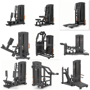 Equipo de <span class=keywords><strong>Gimnasio</strong></span> Comercial para Sentadillas y Entrenamiento de Piernas con Carga de Pernos, Tubo Cuadrado de Acero Q235, Color Personalizado - Product Image 6