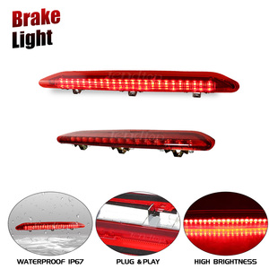 Troisième feu stop pour <span class=keywords><strong>VW</strong></span> <span class=keywords><strong>Polo</strong></span> <span class=keywords><strong>IV</strong></span> MK4 <span class=keywords><strong>9N</strong></span> 9N3 <span class=keywords><strong>Hatchback</strong></span> 2002-09, projecteur LED, feu arrière rouge, feu stop OEM : 6Q6945097 - Product Image 6