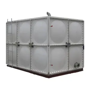 24m3 frp grp blue Agriculture Water Storage Tank for farming irrigate, sectional grp water tank, rainwater water tank