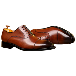 Zapatos de Vestir Italianos Premium para Hombre, Cuero Vacuno Genuino, Diseño de Punta Cuadrada, Acabado Brillante, Aumentan la Estatura, Ideales para Bodas - Product Image 4