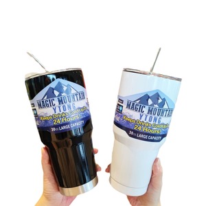 Magic Mountain Ytong 30 Oz Stainless Steel Tumbler With Straw Keeps Drinks Cold For 24 Hours Travel Outdoor Use - Product Image 1