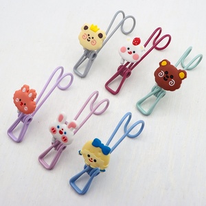 Pinces à linge <span class=keywords><strong>pour</strong></span> enfants, adorables, imperméables, en plastique coloré, avec crochet - Product Image 6