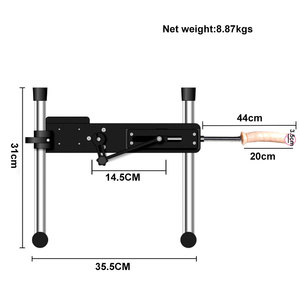 Pistola de alta velocidad con forma de pene, juguete eléctrico de carne suave, dispositivo de masturbación femenina, productos sexuales eróticos para adultos - Product Image 4