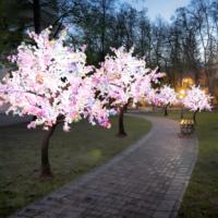 Lampe à DEL pour arbre d'érable artificiel avec feuilles d'automne blanc chaud pour l'intérieur et l'extérieur, le jardin et le parc.