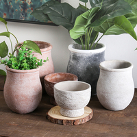 Pots de fleurs en ciment écologiques durables de vente chaude pour plantes et plantes succulentes jardin et utilisation intérieure/extérieure