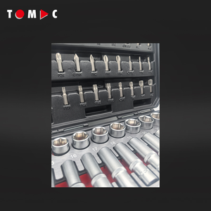 Juego de Llaves de Tubo TOMAC de Cromo Vanadio de 69 Piezas con Enchufe de 3/8" para Reparaciones Automotrices, Mecánicas y del Hogar - Product Image 5