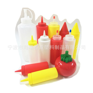 Chuncheng 1000Ml Pe Condiment <b>Squeeze</b> <b>Bottle</b> With Lid For Kitchen Storage - Product Image 4