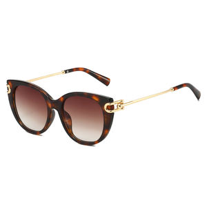 Lunettes de soleil XYT52 tendance ovales avec protection UV400, grandes lunettes de soleil œil de chat pour femmes et hommes, confortables, en <span class=keywords><strong>PC</strong></span>, personnalisées, pour l'extérieur - Product Image 1