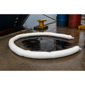 Bâche absorbante pour produits pétroliers, 13 cm x 300 cm, blanche, 100 % polypropylène - Product Image 5