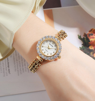 Montre-bracelet à quartz de luxe pour femme SKMEI, modèle 2429, de haute qualité, avec diamants, étanche 30M, fabriquée en Chine