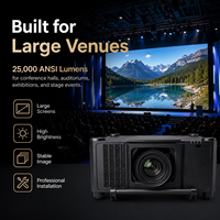 Projecteur laser 3LCD professionnel 25000 lumens ANSI, laser bicolore WUXGA pour auditorium et scène