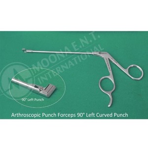 Pinces à punch pour arthroscopie orthopédique 90 °   Embout de poinçon gauche en acier inoxydable de qualité chirurgicale, pince à poinçonner de haute qualité - Product Image 4