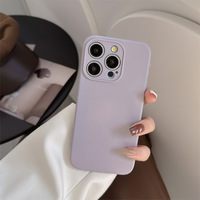 Coque de Téléphone Portable Tout Inclus en Silicone Couleur Pure Simple pour iPhone 16 15 14 13 12 11 Pro Max XS Max XR X XS 7 8 Plus