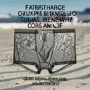 Sous-vêtements sexy ultra-fins pour hommes, lingerie transparente, maille respirante, <span class=keywords><strong>string</strong></span> mi-haut, boxer en coton 100% - Product Image 3