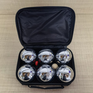 Nueva gran oferta, Bola <span class=keywords><strong>de</strong></span> petanca <span class=keywords><strong>de</strong></span> alta calidad, 6 juegos <span class=keywords><strong>de</strong></span> bolsa <span class=keywords><strong>de</strong></span> nailon para ejercicio al aire libre, Material <span class=keywords><strong>de</strong></span> PC <span class=keywords><strong>de</strong></span> acero, logotipo personalizado, tipo <span class=keywords><strong>de</strong></span> enchufe CN - Product Image 5