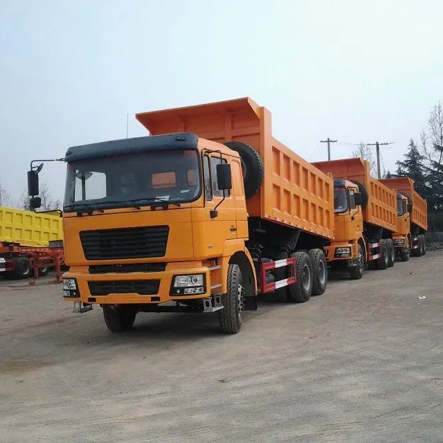 Original Shacman รถบรรทุก X3000 F3000 H3000 Heavy Duty Tipper รถบรรทุกรถบรรทุก6X4 8X4 20 30 40 50 60 70ตัน ToAfrica Market