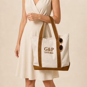 Sac fourre-tout en toile pour femme, personnalisable, avec poignées en toile estampée, étiquette <span class=keywords><strong>Ecru</strong></span>, robuste, pour le commerce de détail, le shopping quotidien et la vente en gros - Product Image 2
