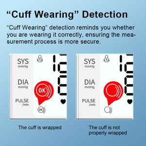 휴대용 자동 디지털 혈압 모니터 혈압계 BP 모니터 혈압 전자 혈압 기계 - Product Image 4