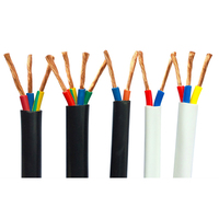 Favtory Stromkabel 1,5mm 2,5mm 4mm 6mm Dreifach-Parallelkabel Hochflexibel PVC Flach Isoliert Elektrisches Kupferkabel 1 KV 30A