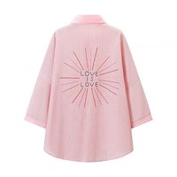 SHENZHU Nouvelle Collection Automne 2026 Ensemble Femme : Chemise à Col et Manches Longues à Boutonnage Simple & Pantalon Décontracté à Taille Élastique 3413