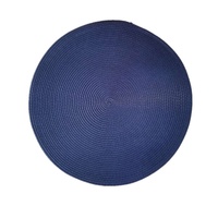 Noordse Japanse stijl PP geweven waterdichte, oliebestendige, warmte-isolerende, effenkleurige placemats & tafelmatten voor gebruik met kommen en bekers