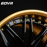 Rines EVOR de 17-22 Pulgadas en Negro Brillante y Gris Metálico, Aleación de Aluminio Forjado por Flujo, 5x112 PCD para Volkswagen y Audi, Nuevos