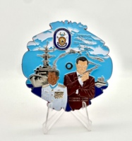 Moneda de Desafío de Fidelización Personalizada de Metal para Cafetería, Conmemorativa, Souvenir, Esmaltada en Oro, Coleccionable