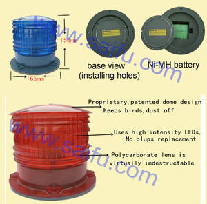Barre lumineuse solaire LED, accessoire de sécurité pour bateau, avec aimant, lumens - Product Image 6