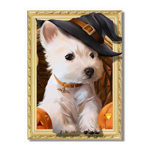 Kits de pintura de diamantes 5d para adultos Ab Drills Dog <span class=keywords><strong>Yorkshire</strong></span> Terrier Burbujas Pintura de diamantes Animales - Product Image 3