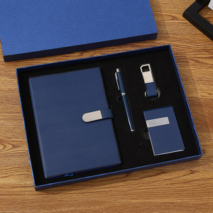 Articles promotionnels, cadeaux souvenirs, cadeaux personnalisés, coffret cadeau de bureau avec logo, bloc-notes, stylo, porte-cartes, coffret cadeau d'entreprise - Product Image 1