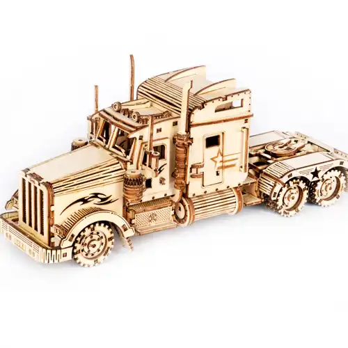 ROKR Heavy Truck Scale Model 3D Wooden Puzzle MC502