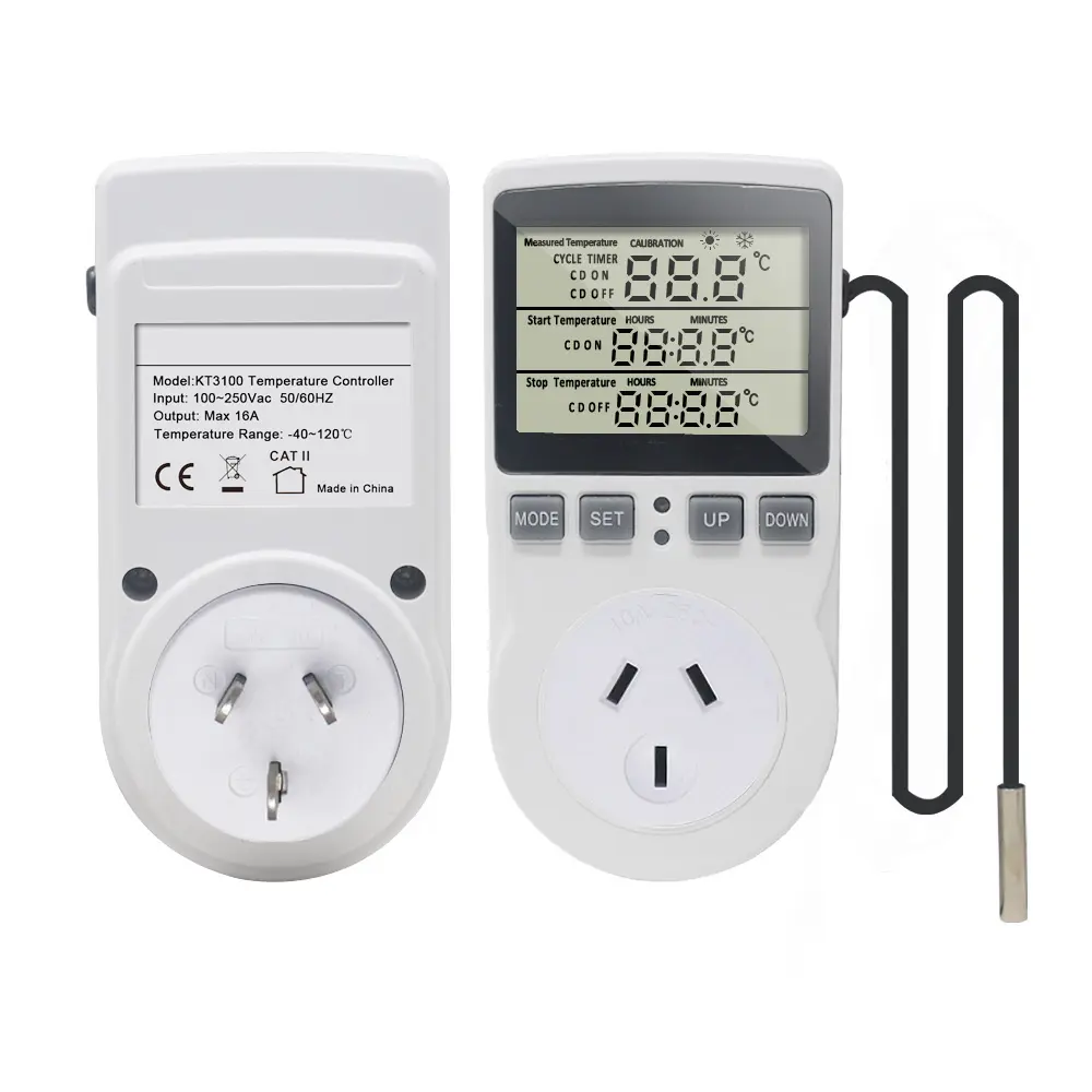 Termostato digital do controlador da temperatura do ego da fábrica KT-3100