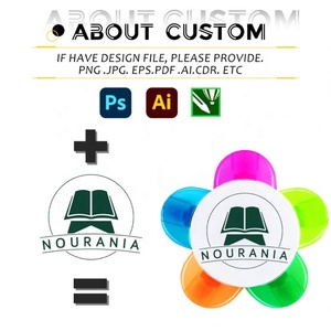 Bolígrafo Publicitario de Regalo Divertido al por Mayor de Fábrica, Bolígrafo de Plástico con Forma de Flor Personalizado, Resaltador de Cinco Colores, Logotipo Personalizado para Educación - Product Image 2