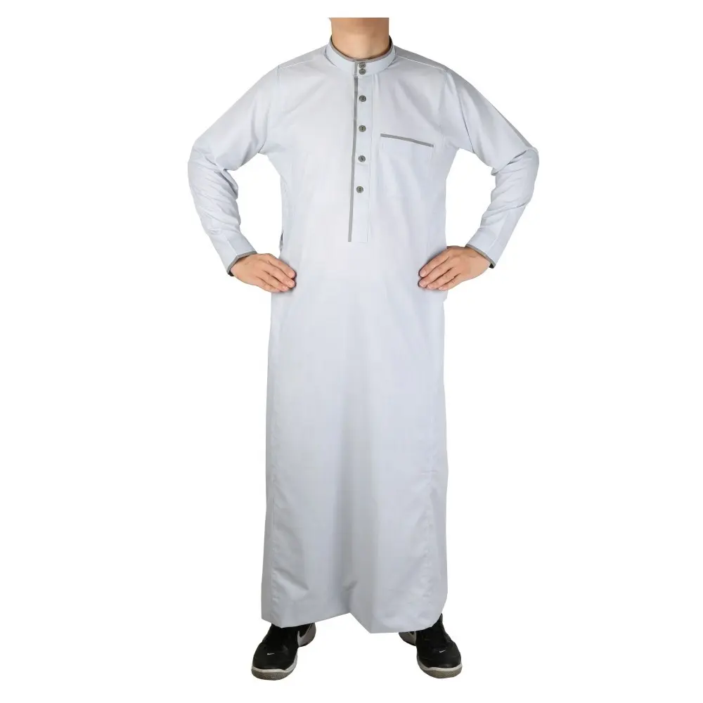 Al Haramain Ultime Elegante Muslimah Arabia Costumi Kurta Caftano Allentato Abaya Maxi Vestito Etnico Thobe Islamico di Abbigliamento Per Adulti