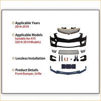 Kits de Parachoques Delanteros para Automóvil, Kit de Carrocería para Cadillac ATS 2014-2019, Actualización al Estilo ATS-V, Kits de Conversión de Reemplazo Directo