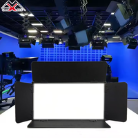 Projecteur de studio LED professionnel 200W, blanc chaud, 2-en-1, CRI élevé Ra95, DMX512, IP33, 1000 lumens, construction en fer, pour la scène