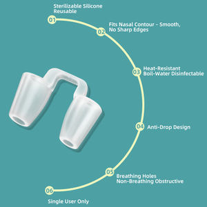 Correcteur de soutien postopératoire pour l'augmentation nasale, fixateur anti-déformation pour l'expansion des narines. - Product Image 1