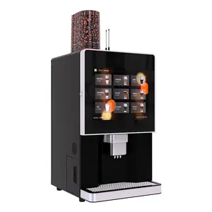 Distributeur automatique de machine à café frais commercial en libre-service entièrement automatique