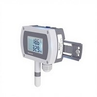 Transmisor de Temperatura y Humedad de Pared CWS19, Amplio Rango de Temperatura, Fácil Instalación, Protección IP65, con Pantalla LCD