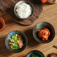 Ensemble de petits bols de service pour la soupe Ramen à salade en porcelaine bol en céramique japonais en céramique avec logo personnalisé