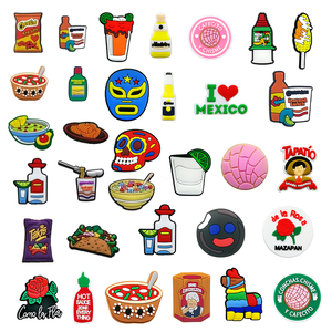 Nuevos Estilos de Productos de Moda: Charms de Comida Mexicana Y2K Nostálgicos y Lindos para Zapatos, Accesorios para Zuecos y Calzado Urbano - Product Image 1