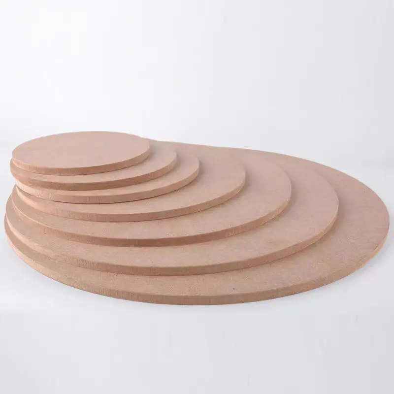 Panneau mdf circulaire pour l'artisanat