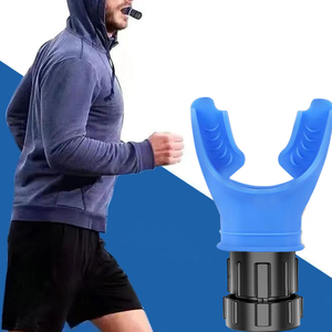 Treinador Respiratório Portátil com Resistência Ajustável, Exercitador Respiratório que Melhora a Capacidade Pulmonar - Product Image 1