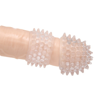 Crystal Wolf Fang Condom Delay Ring Set <b>TPE</b> Cock Ring For Men Adult Sex Toy 40mm 20mm 30mm 37mm 48mm - Product Image 2