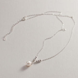 Collier en argent pur S925, style frais et tendance, perle d'eau douce, design original, bambou Y01515 - Product Image 4