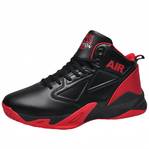 Men's High-Top Anti-Slip Running Basketball Sneakers New Large Size White Mesh Transparent <b>Balloon</b> Fashion - Product Image 3