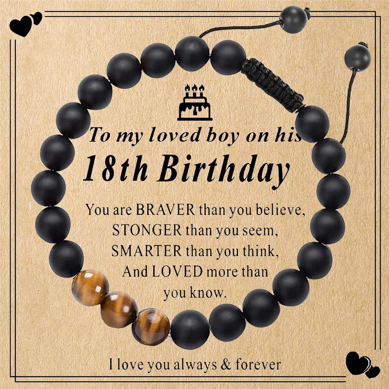 Pulsera + tarjeta 18º