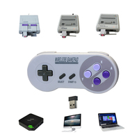 Control Remoto Inalámbrico USB con Bluetooth para Nintendo NES/SNES Mini Classic Android, Control para Consola de Juegos Nintendo Switch