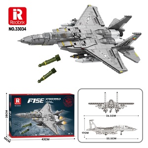 Reorix 33027 quy mô 1:8 nhựa 1337pcs <span class=keywords><strong>F</strong></span>-<span class=keywords><strong>16</strong></span> chiến đấu Chim Ưng máy bay chiến đấu máy bay phản lực khối xây dựng mô hình - Product Image 6