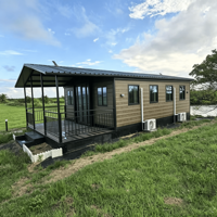 Offre Spéciale : Maison Conteneur Extensible et Respirante de 40 pieds avec 74 m² de surface habitable, 2 Chambres, Idéale pour Villa Extérieure, Installation Rapide